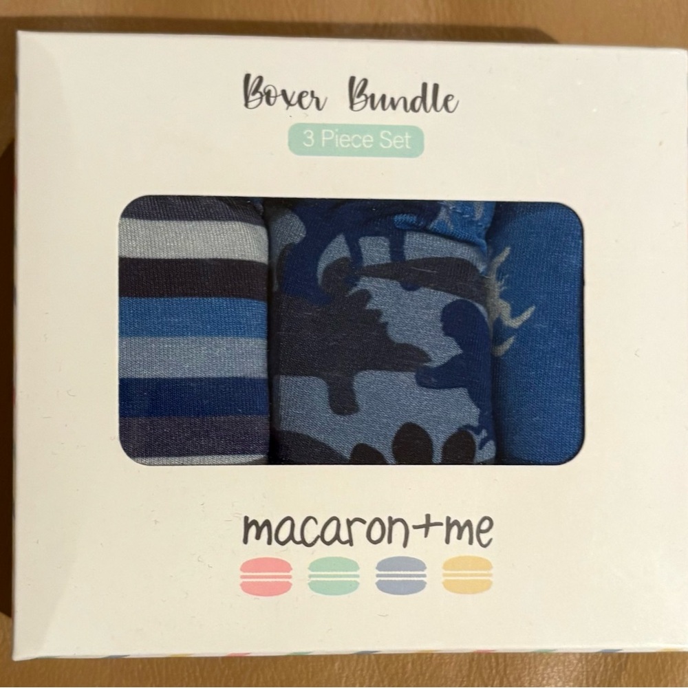 MACARON boy's Boxer Bundle - Blue Shades